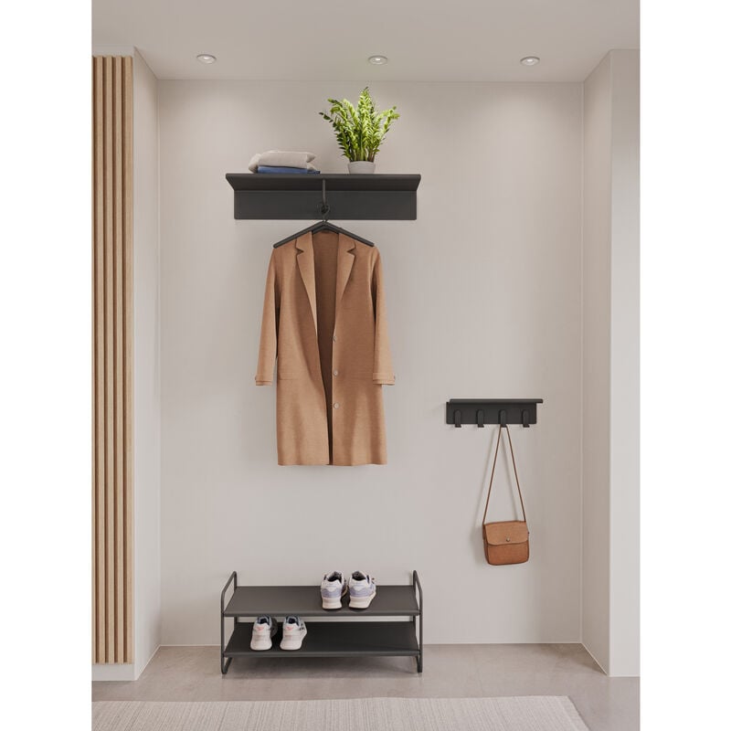 Zone Skoreol 80 x 33 x 33 cm i black, A-Collection
